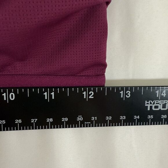 Nike Air Sport Bra Women's Medium Burgundy Mesh Back Breathable Pullover - Picture 7 of 7